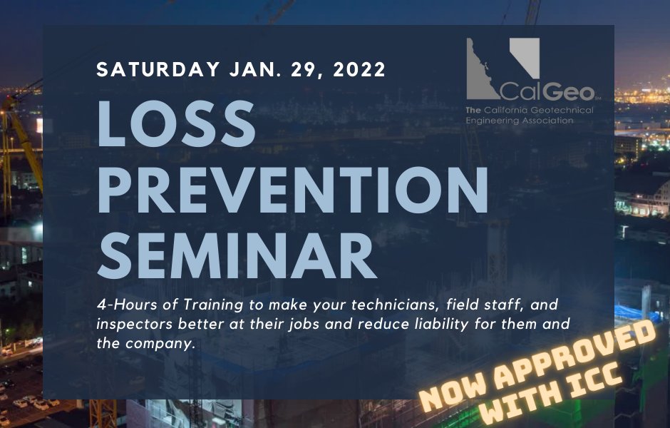 New Webinar: 2022 Virtual Loss Prevention Seminar - January 29, 2022 
More info at buff.ly/3YpOn8m