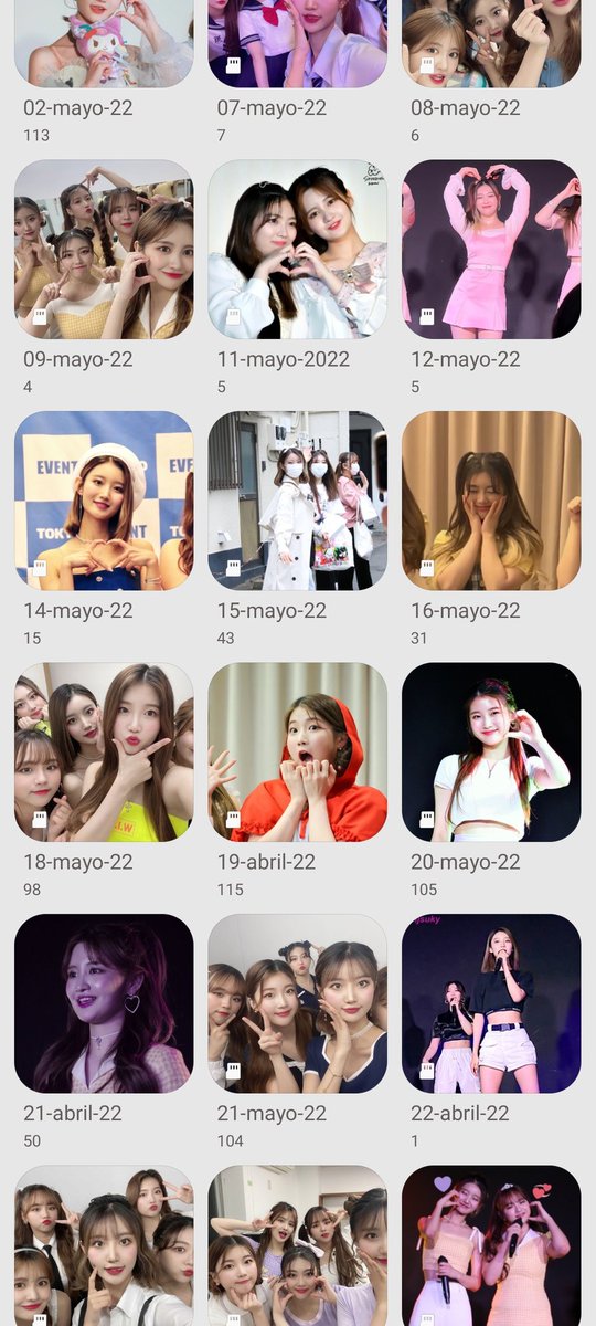saturday_fan's tweet photo. Mi celular ya no tiene espacio para acomodar las presentaciones por fechas 😭😭 ayuda.
#SATURDAY #세러데이 #SATURDAYCOMEBACK #FindSummer #StayWithSaturday https://t.co/VmzxOjkA3X