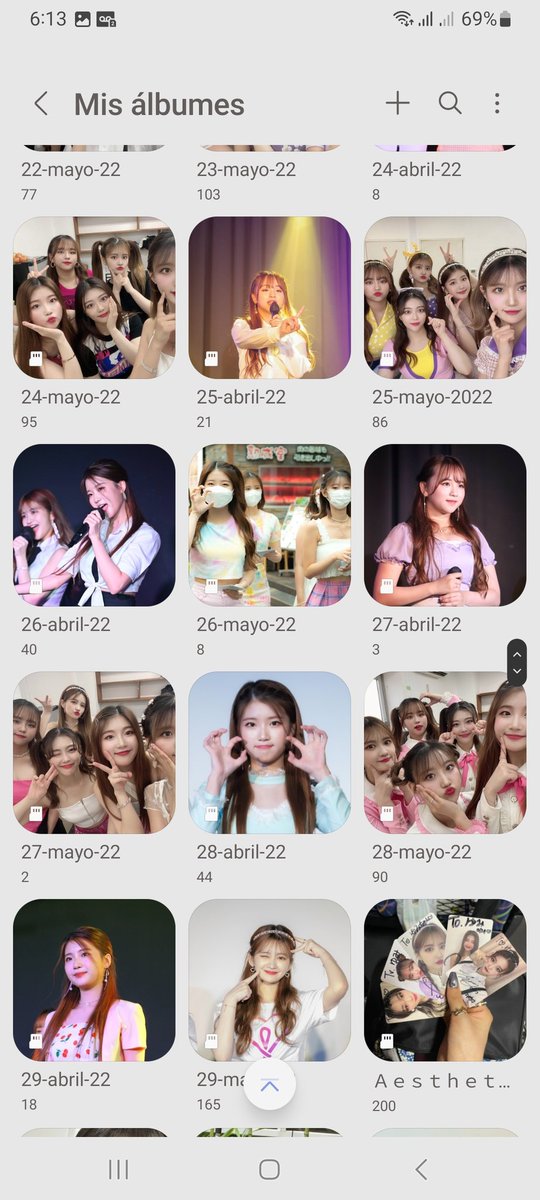 saturday_fan's tweet photo. Mi celular ya no tiene espacio para acomodar las presentaciones por fechas 😭😭 ayuda.
#SATURDAY #세러데이 #SATURDAYCOMEBACK #FindSummer #StayWithSaturday https://t.co/VmzxOjkA3X