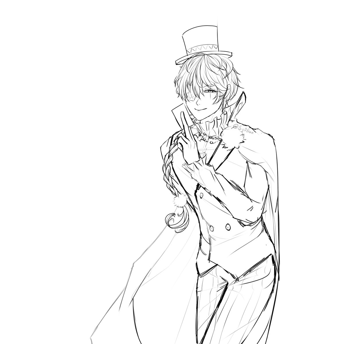 Sy0lian's tweet photo. Wip (I'll never finish it)

#nikolaigogol #BSD #BungouStrayDogs https://t.co/dw3DcmQ5gZ