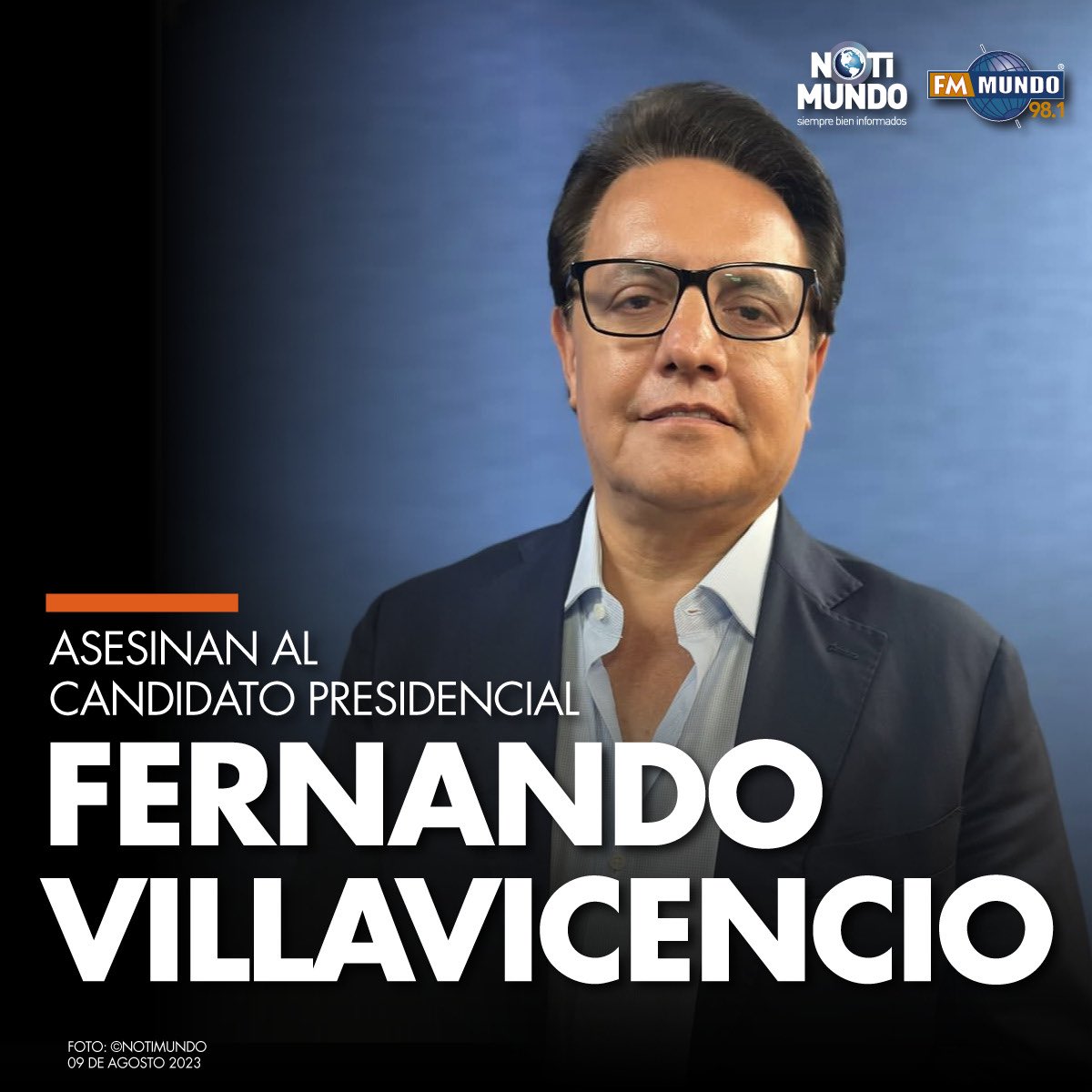 cdaponce's tweet photo. Confirmado. Asesinaron al candidato presidencial Fernando Villavicencio. https://t.co/gqhL45YSg1