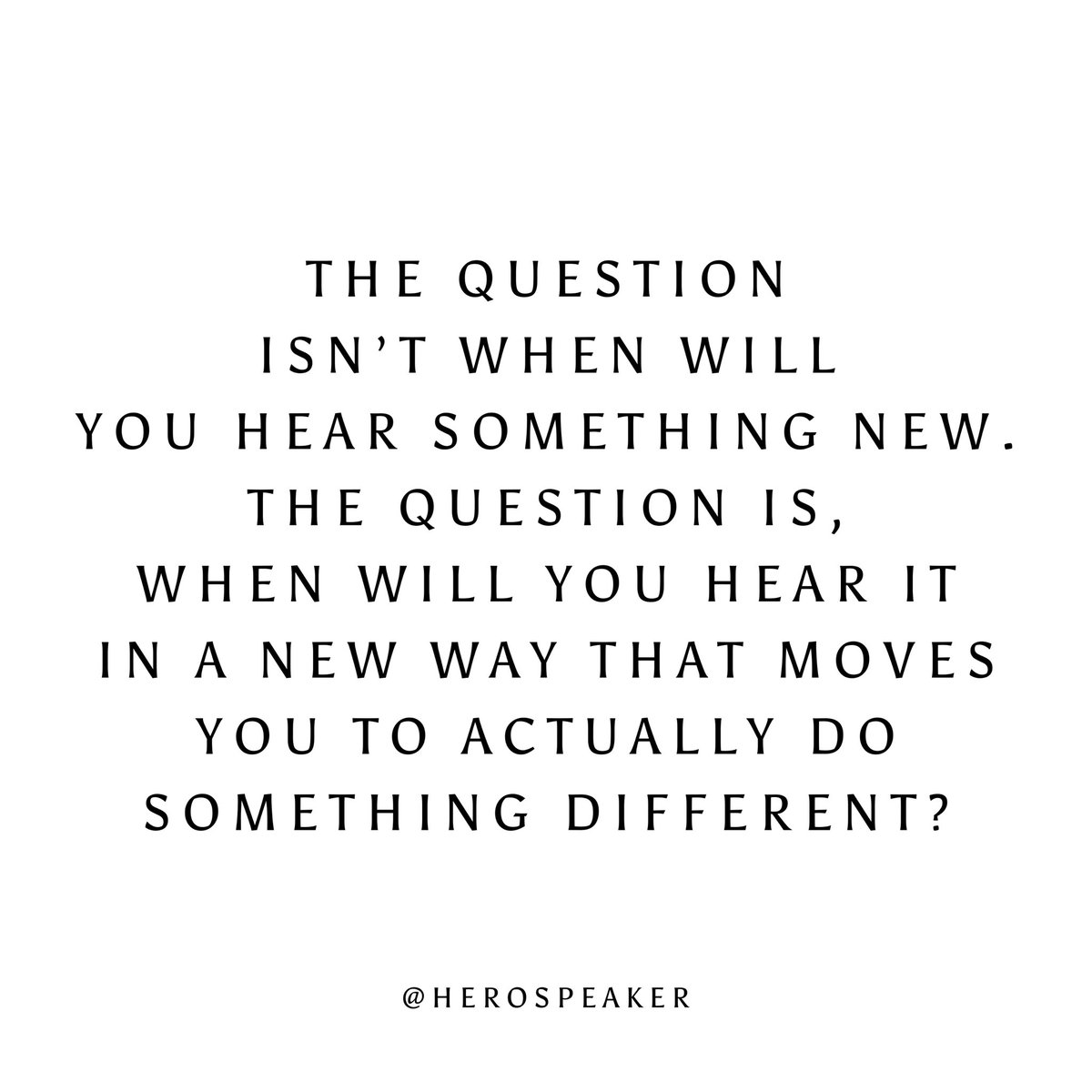 HeroSpeaker's tweet photo. There is nothing new under the sun when it comes to what it takes to be successful. Truth is truth and what it takes to live a great life hasnโt changed.
#allaboutperspective #perspectives #theheroeffect #mindset #takeaction #makechanges https://t.co/4LY0m0SGin