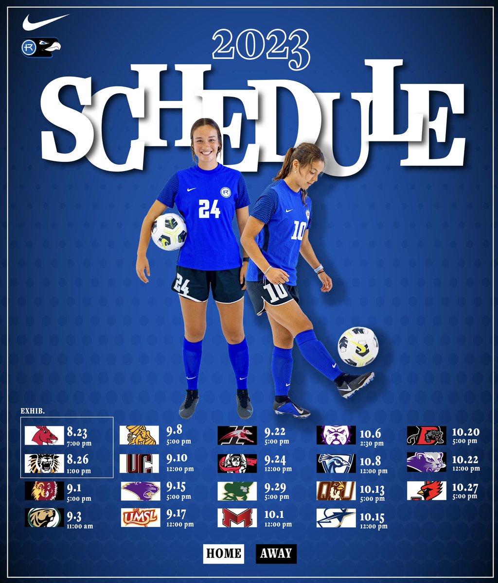 It’s almost time…⏰

Check out the official Rockhurst University Women’s Soccer Fall 2023 schedule 🗓️

<a href="/RUhawks/">Rockhurst Athletics</a> | #RUhawks
