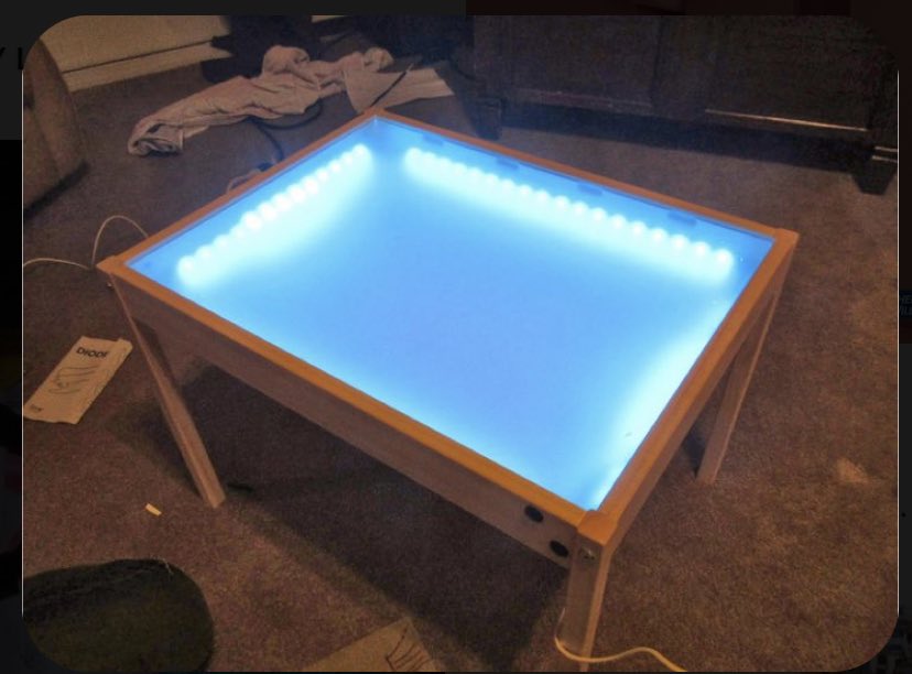 KinderTeacherB's tweet image. #teachersoftwitter I need your help and expertise. Give me all the tips and tricks on how to make my own light table that won’t break the bank. #lighttable #kindergarten #teacherlife #coding #iteachmath #earlychildhoodeducation #prek