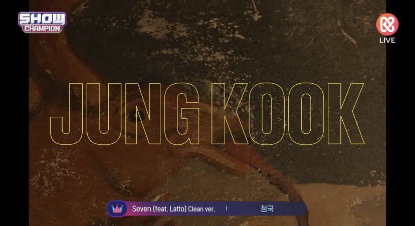 PROUDARMY007's tweet photo. Congratulation to "Seven (ft. Latto)" by #JUNGKOOK for winning its 2nd win on Show Champion! 🏆 #Seven8thWin https://t.co/dUU53thdgy