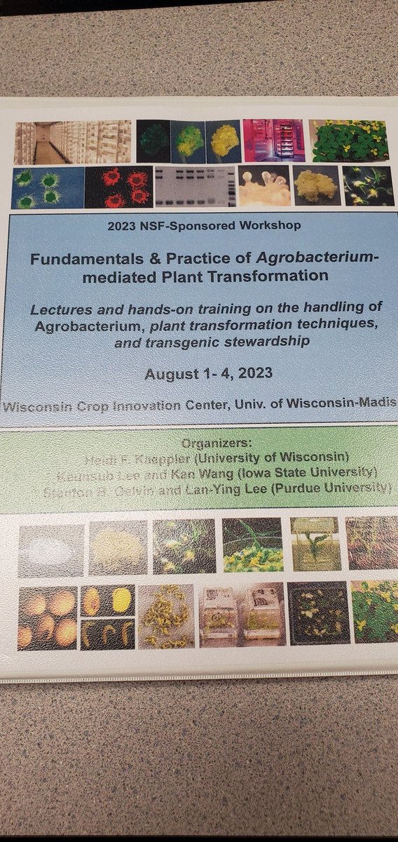 I went to a great @NSF workshop last week hosted at the Wisconsin Crop Innovation Center! Big thanks to all the organizers!