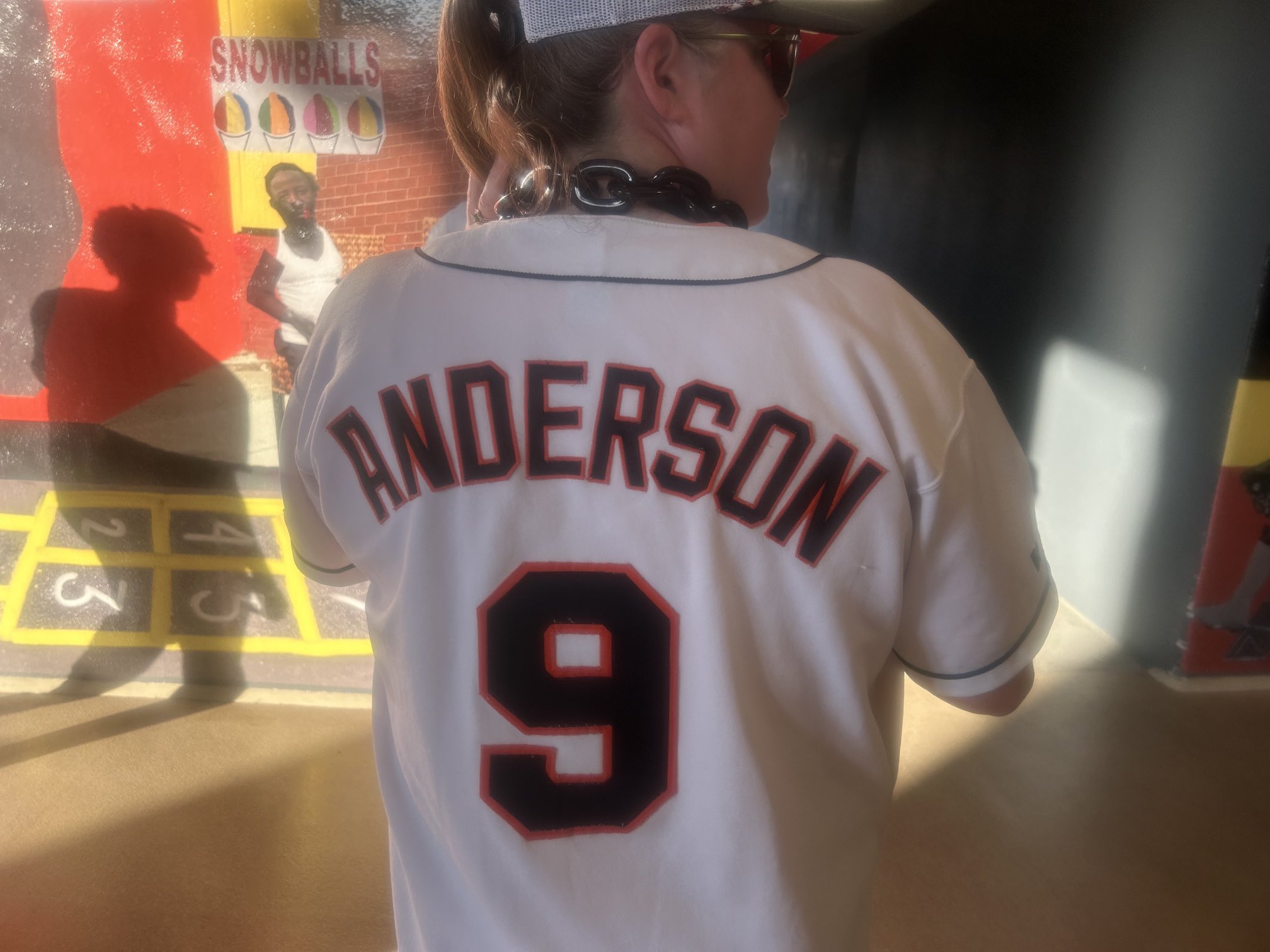 Rich DubroffMLB on X: Jersey of the Game: Brady Anderson hit 50