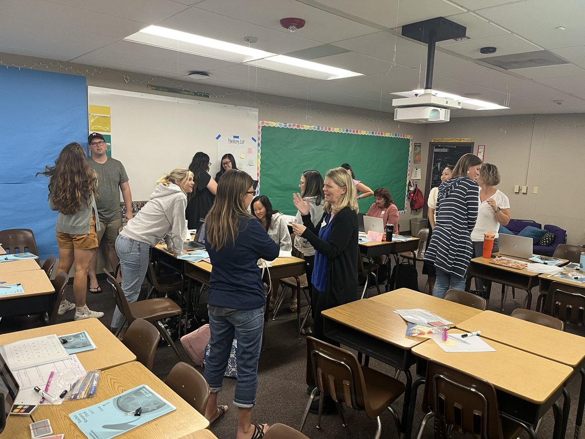 Another great day of learning for elementary math teachers! What a great group of teachers! <a href="/PUSDmath/">PUSDmath</a>