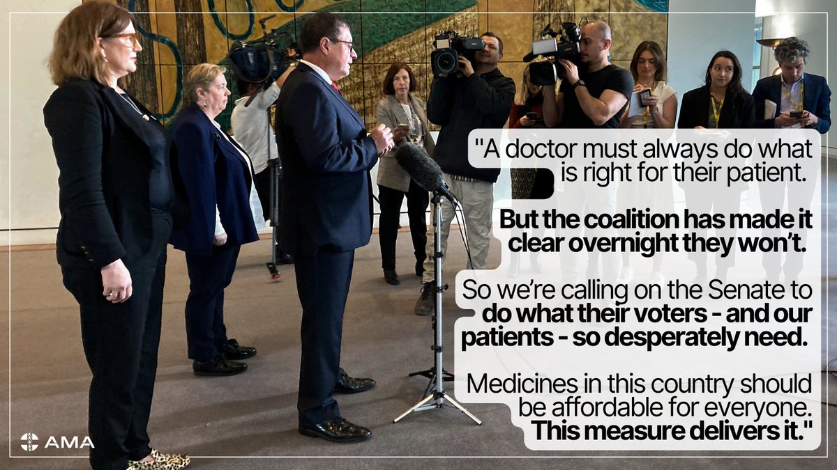 We're calling on the Senate to do the right thing and to ensure Australians are able to access affordable medicines.

The Coalition's moves to block the government's 60-day dispensing changes will mean patients will struggle to afford the medicines they need.