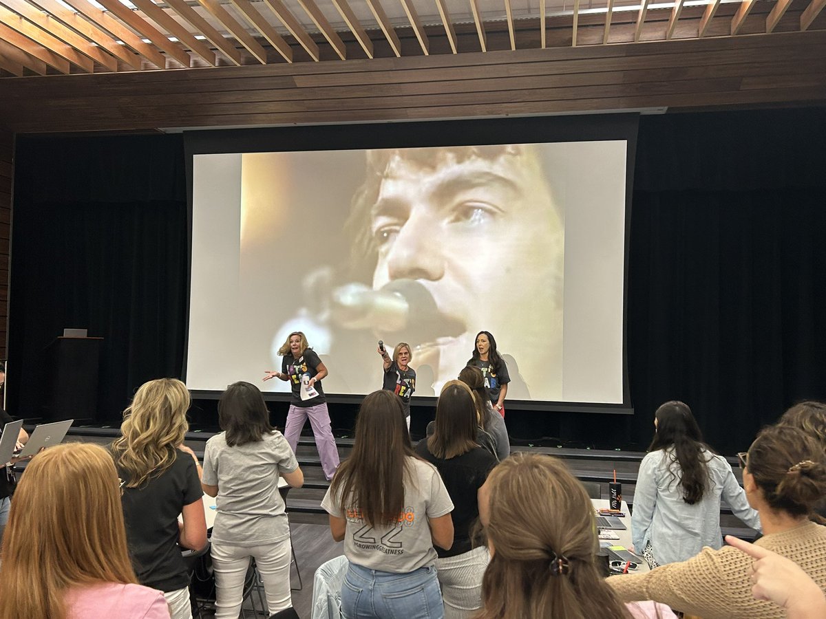 Our K-2 teachers have ALL the fun! Early Literacy Specialists leading us in a dance break and Karaoke.🎤 #AllinAledo #mccallfamily #sweetcaroline <a href="/SusanStirewalt/">Susan Stirewalt</a> <a href="/magarola11/">Maggie Lozano</a> <a href="/AudraBE/">Audra Ellerbusch</a>