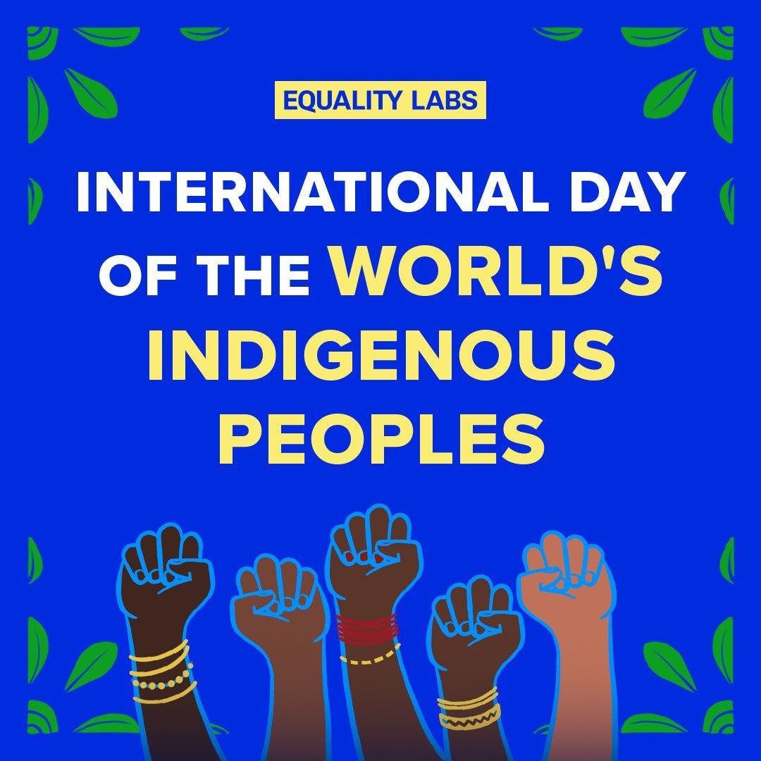 Happy International Day of the World's Indigenous Peoples. Today, we honor and celebrate the rights, art, and cultural practices of Indigenous communities across the globe. 

#IndigenousRights #IndigenousRightsAreHumanRights
