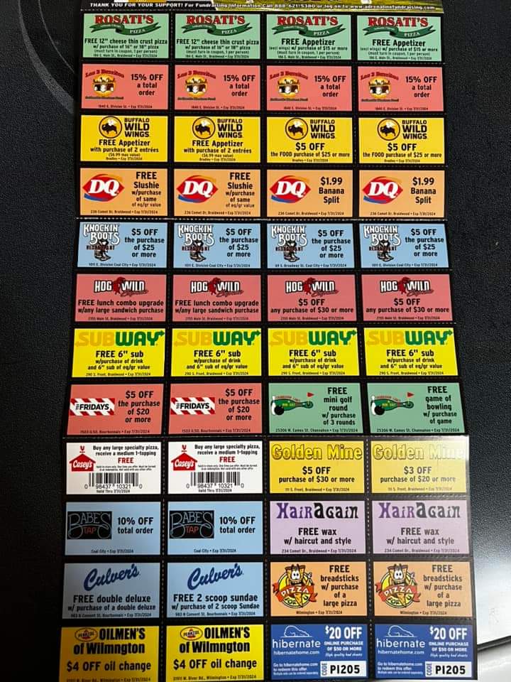 Get your Comet cards!!  There are great deals to local businesses!  Comet football players will be selling them for $20 each until Saturday. Keep an eye out for them.