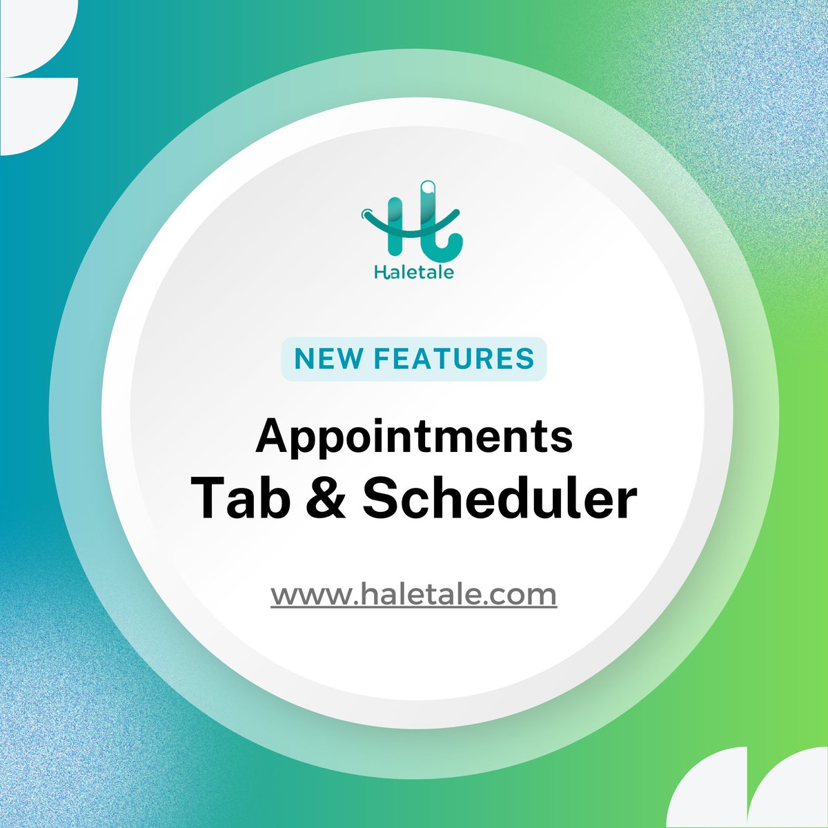 Haletale_Inc's tweet photo. 🥳 Introducing our latest feature release: The Appointments Tab &amp; Scheduler! 📆
.
👂 We heard your feedback, &amp; we know how important it is for businesses to stay organized &amp; on top of their appointments.
.
✅ That's why we've created a streamlined system for you!
.
#haletale #pm https://t.co/fsG3ja99oj