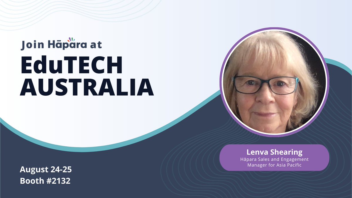 Hāpara (@hapara_team) on Twitter photo We're excited to head to <a href="/EduTECH_AU/">EDUtech Australia</a> in two weeks! 🇦🇺
Stop by booth 2132 to meet Lenva — and explore how Hāpara keeps learners engaged and focused with our:
✨ Chromebook monitoring tool
✨ Instructional tools that make differentiation and personalization easy
#EduTECHAU We're excited to head to <a href="/EduTECH_AU/">EDUtech Australia</a> in two weeks! 🇦🇺
Stop by booth 2132 to meet Lenva — and explore how Hāpara keeps learners engaged and focused with our:
✨ Chromebook monitoring tool
✨ Instructional tools that make differentiation and personalization easy
#EduTECHAU