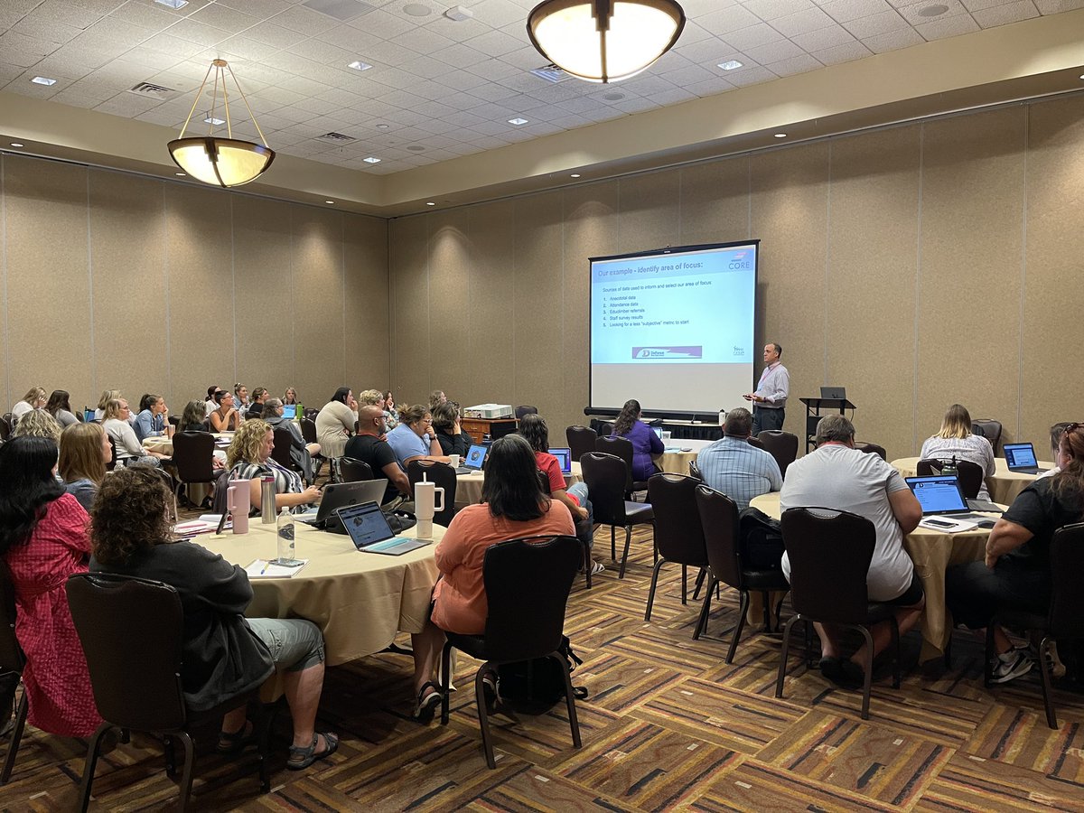 Also this guy, from DeForest Area High School, sharing their work to a packed house on his birthday of all days! <a href="/DeForestSchools/">DeForestSchools</a>