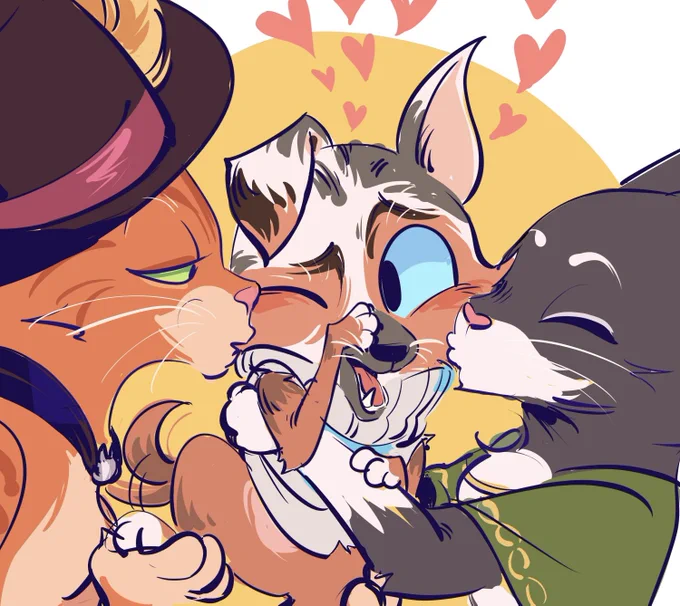 don't know why I didn't draw them sooner. Perrito deserves the whole world
