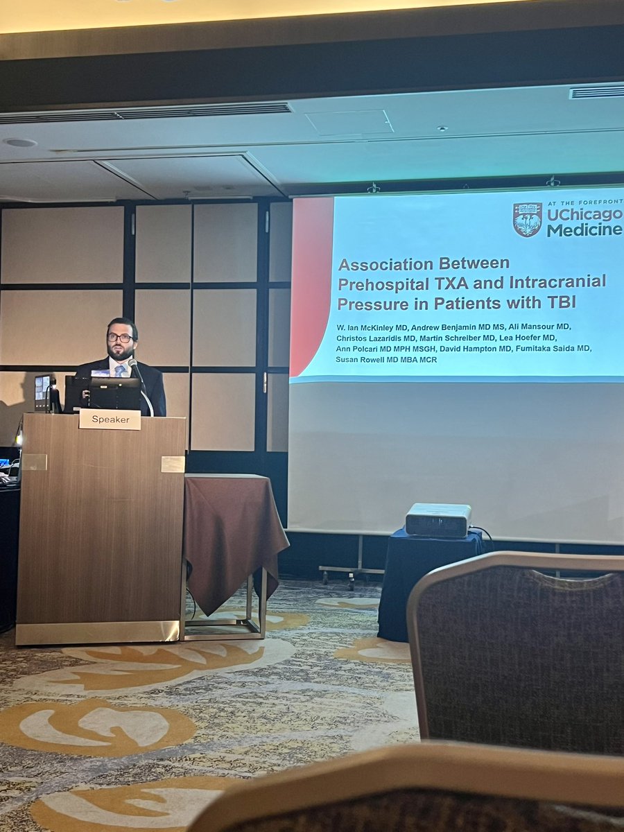 Susan Rowell (@susanrowellmd) on Twitter photo Congratulations to <a href="/wimckinley/">wimckinley.bsky.social</a> <a href="/uchicagosurgery/">UChicago Surgery</a> presenting The Association Between TXA and ICP in Patients with TBI at #WTC2023 in Tokyo… Outstanding job! So proud of you! Congratulations to <a href="/wimckinley/">wimckinley.bsky.social</a> <a href="/uchicagosurgery/">UChicago Surgery</a> presenting The Association Between TXA and ICP in Patients with TBI at #WTC2023 in Tokyo… Outstanding job! So proud of you!