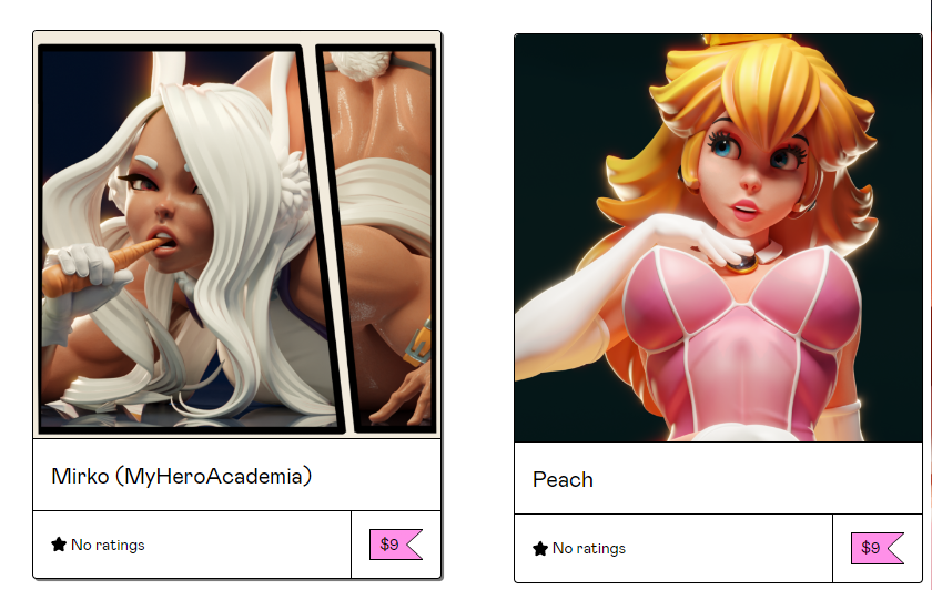 Mirko and Peach are out on Gumroad now :D
I finally did it  !!!
mimobarnacles3d.gumroad.com