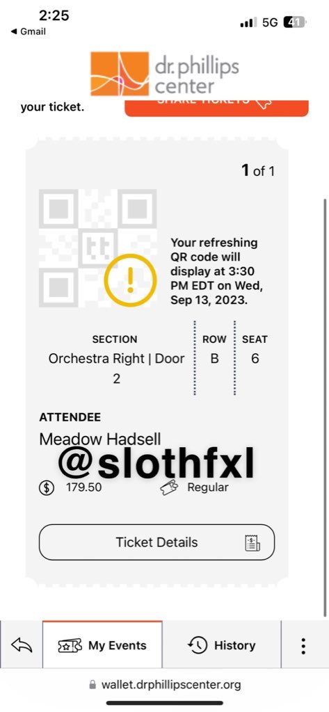 slothfxl's tweet photo. @hihighracha hi!! if you’re still looking i’m selling this ticket at face value https://t.co/FZtOejuCKB