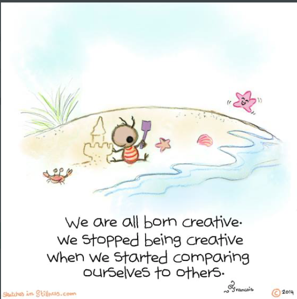 #creative #bornthatway #selfcomparison #stopcomparing #payitforward