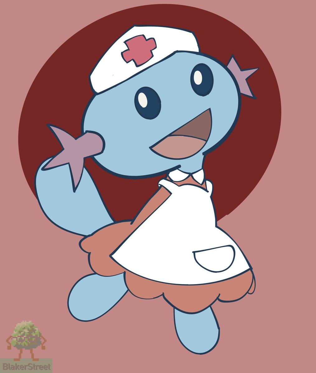 B1akerStreet's tweet photo. It’s wooper Wednesday again! Nurse Joy Wooper drawing go!
#pokemonart #wooperwednesday https://t.co/Jt5U1mz3ZP