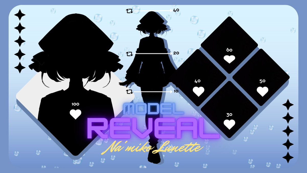 LunetteVT's tweet photo. ✨#MODELREVEAL✨

I'm Na'miko Lunette!
Please help me reveal my new form before I drown... I meant redebut! 

(♡+↺'s appreciated!)
.
#ENVtuber #Vtuber #VtuberDebut #VTuberUprising #VTUBERSUPPORTCHAIN https://t.co/TpQ5cf8phT