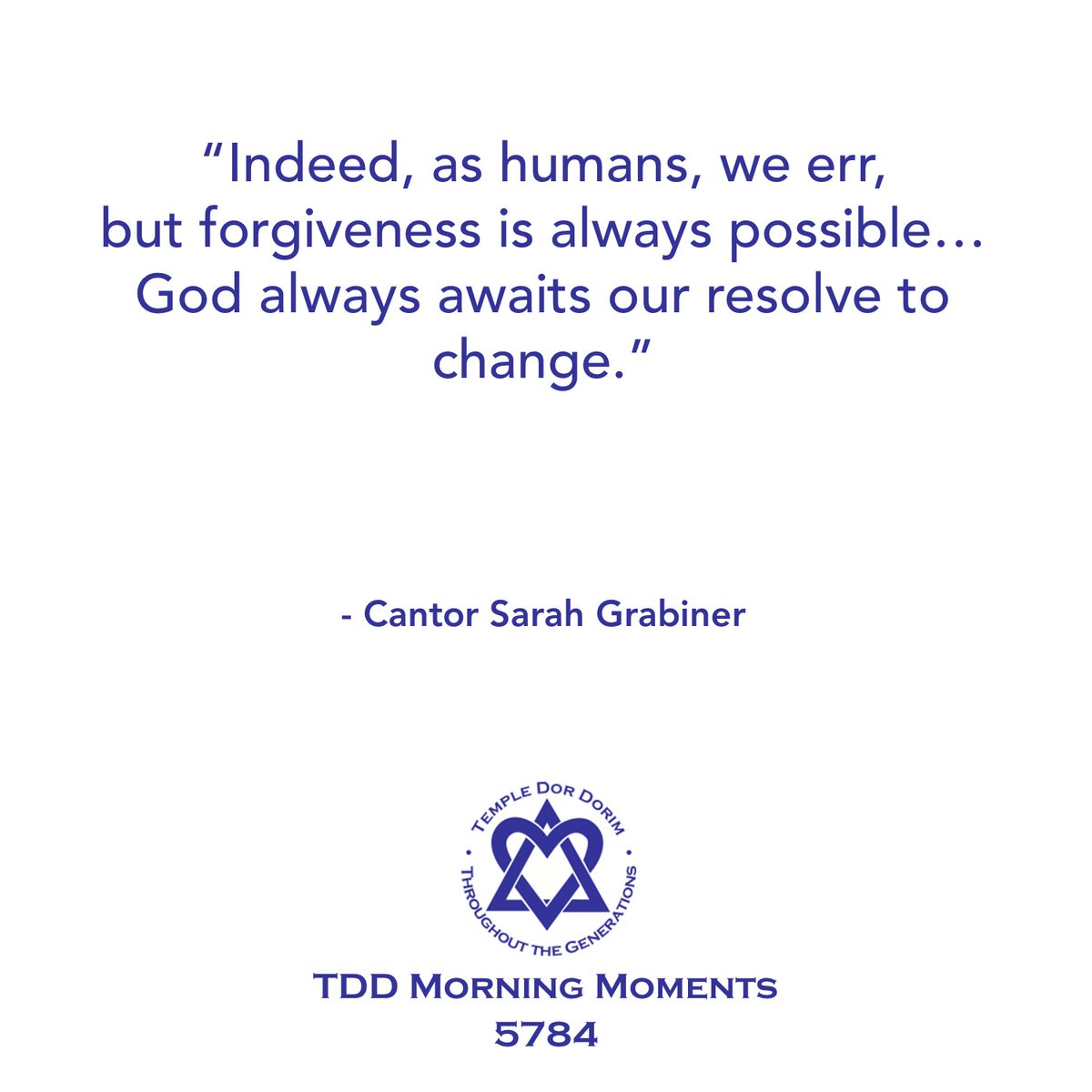 TDD Morning Moments - Preparing for 5784 - 19 Elul