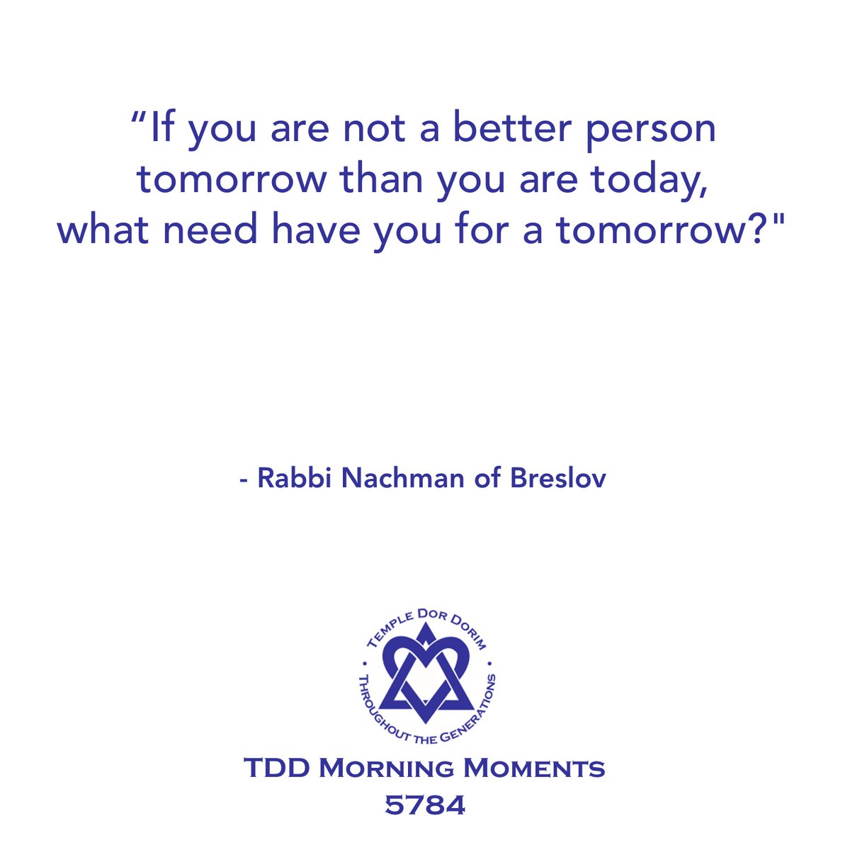 TDD Morning Moments - Preparing for 5784 - 14 Elul