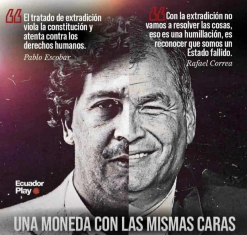 NATEGAS's tweet photo. #correaasesino el jefe de la mafia en el Ecuador https://t.co/B7AuKyWDEf