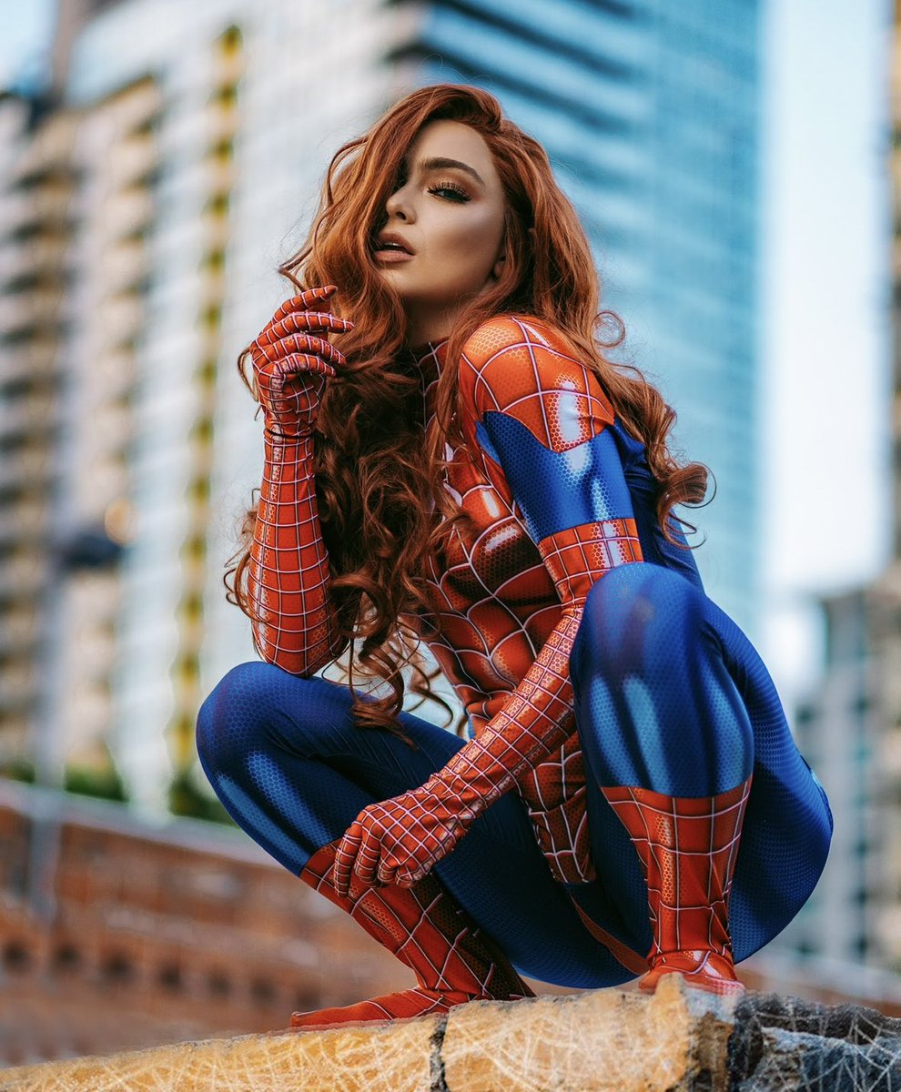 caitchristinee's tweet photo. Quote this with your first version of your cosplay vs. upgraded 👀

I’ll go first 🕷️: https://t.co/cK5yb3inL8
