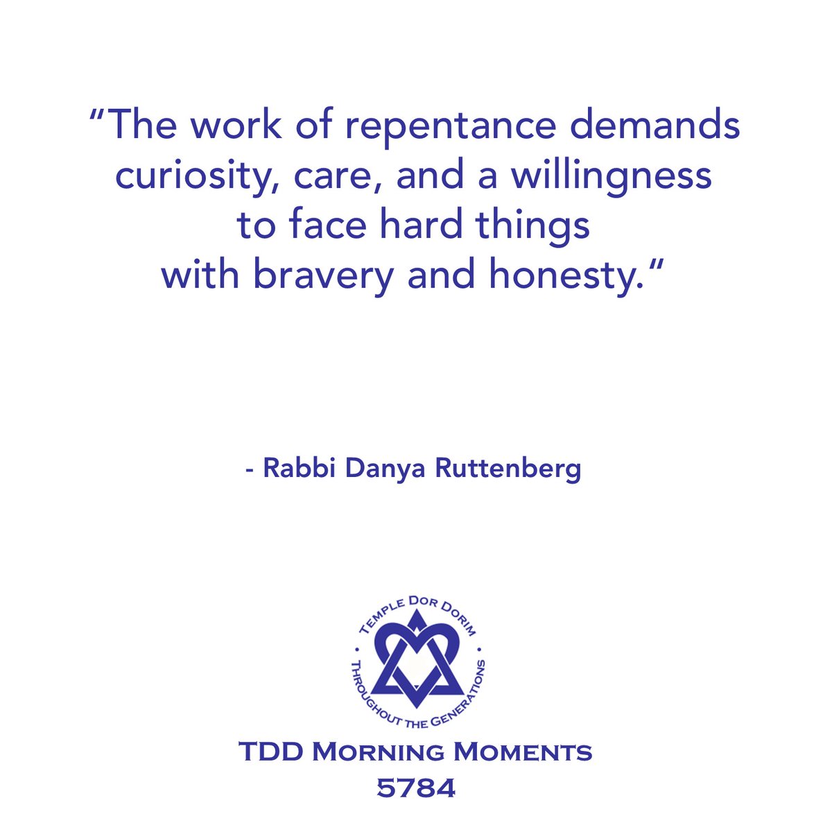 TDD Morning Moments - Preparing for 5784 - 20 Elul