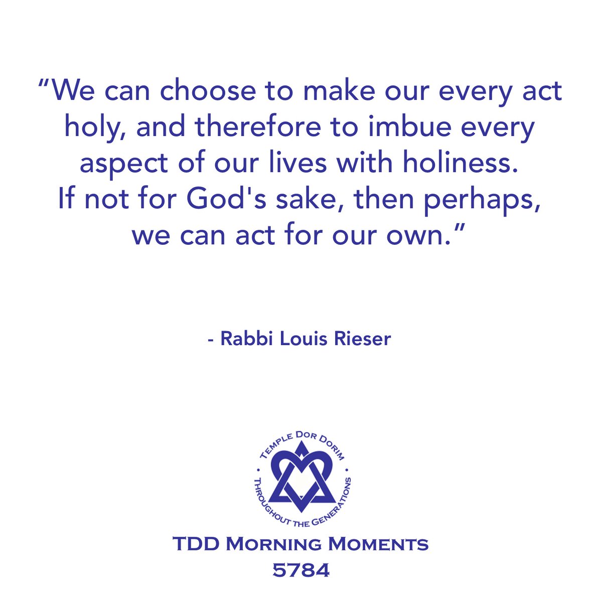 TDD Morning Moments - Preparing for 5784 - 21 Elul