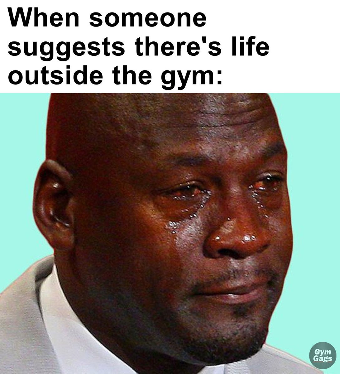 gymgags's tweet photo. When Someone Suggests There's Life Outside The Gym
#gymmeme #powerliftingmemes #gymhumor #bodybuildinghumor #gymfails #fitnessmeme #gymfunny https://t.co/mFjtW2YGhC