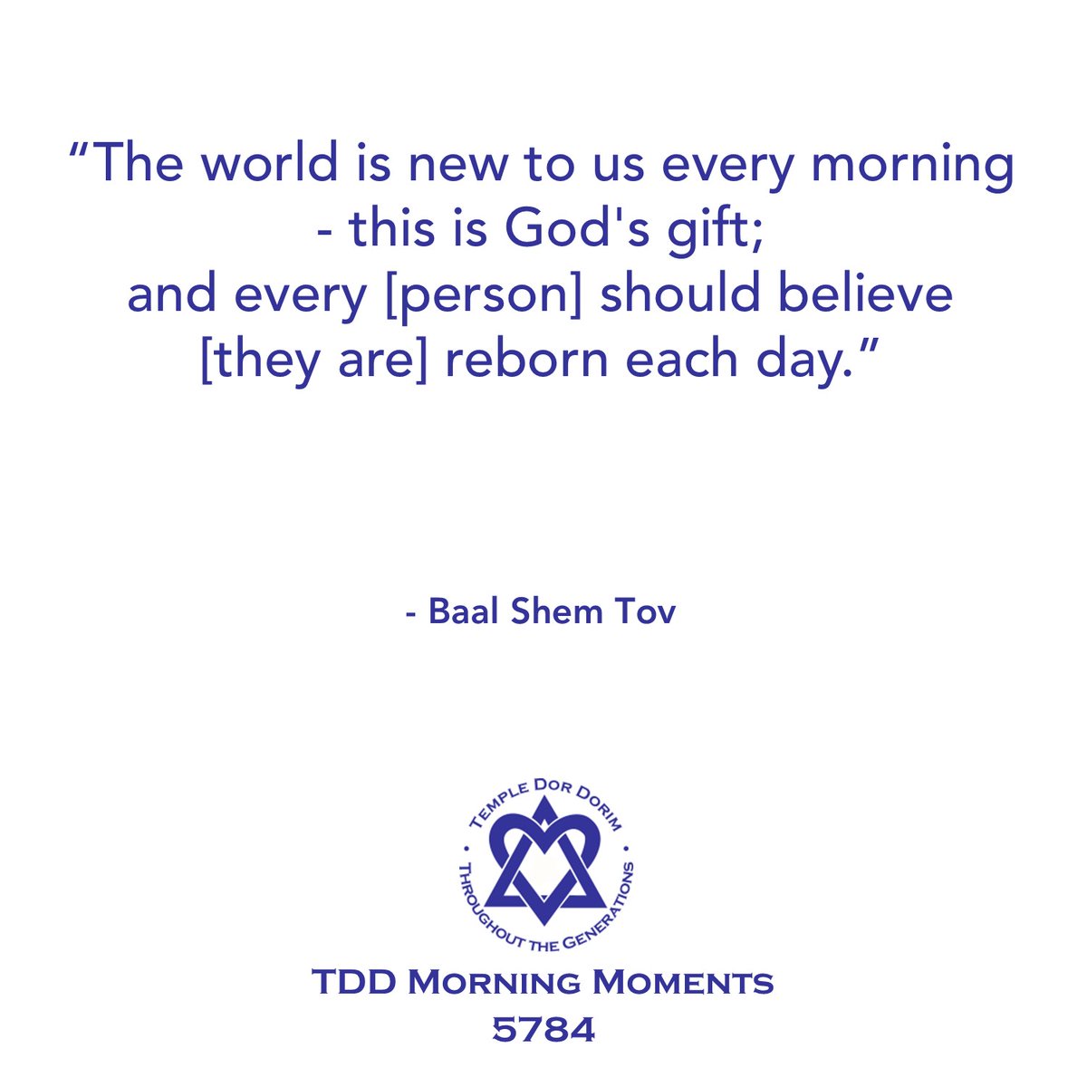 TDD Morning Moments - Preparing for 5784 - 26 Elul