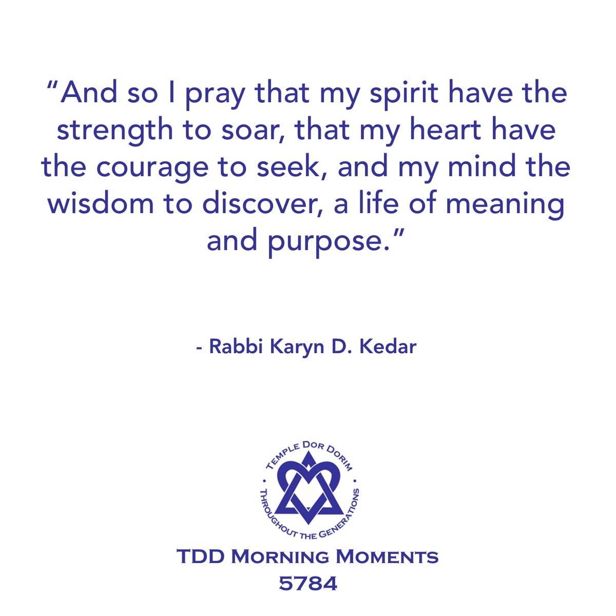 TDD Morning Moments - Preparing for 5784 - 27 Elul