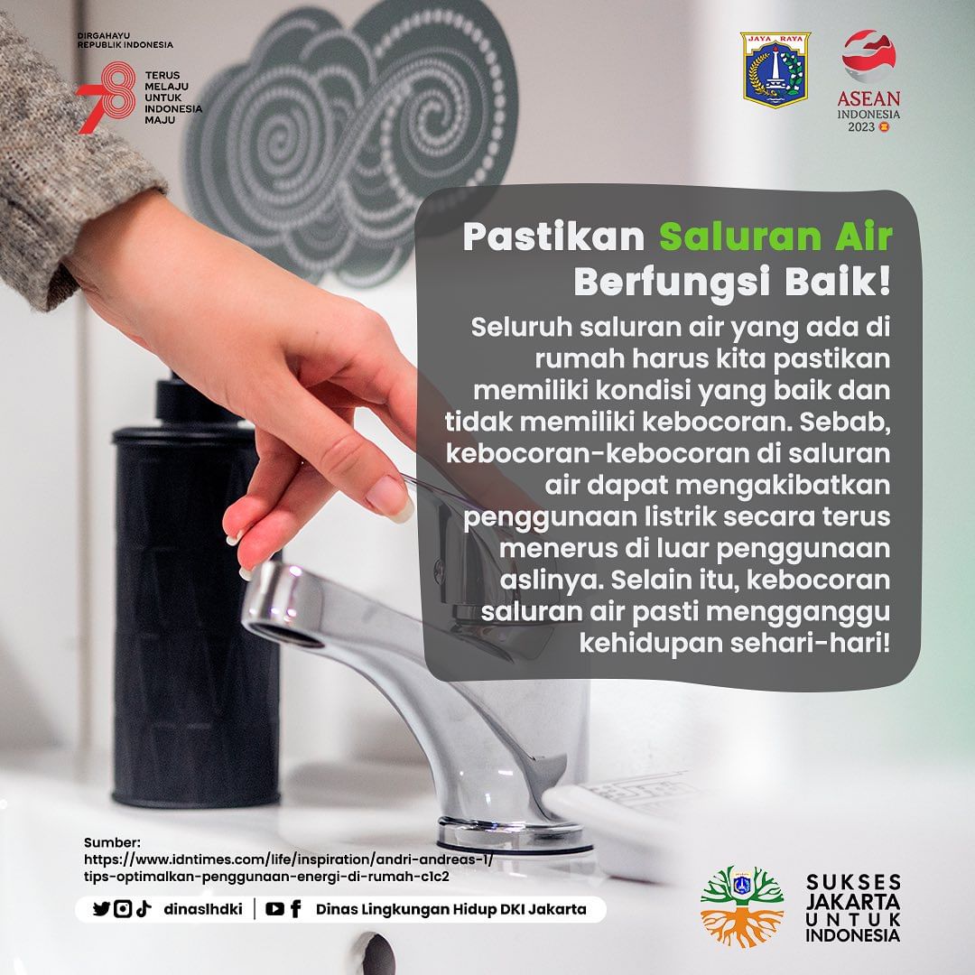 dinaslhdki's tweet image. Mengoptimalkan penggunaan energi di rumah merupakan salah satu langkah penting untuk menjaga lingkungan

Menghemat energi merupakan salah satu bentuk kita menyanyangi bumi juga semua manusia.

#JakartaSadarSampah
#JagaJakarta
#AksiJagaIklim