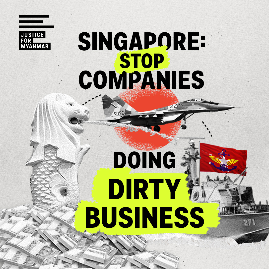“Every loss of life in Myanmar is tragic, but the devastation caused to whole communities through aerial bombardments and village burnings is particularly shocking” - Nicholas Koumjian head of IIMM

Enough. <a href="/govsingapore/">Singapore Government</a> end complicity in junta’s atrocities! #DoMoreSingapore