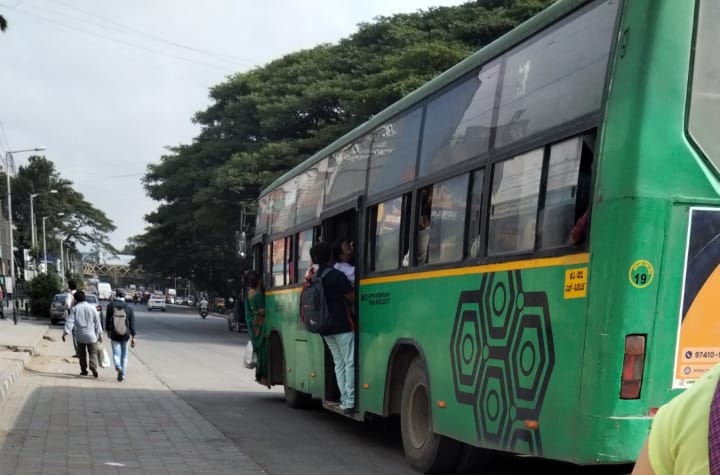 barghavpavan's tweet photo. @BMTC_BENGALURU Due to aadhar card initiative for women in BMTC this is the situation in banglore.
##FAKE AADHARCARDS
Better to check Aadhar cards of each and every passenger.
Most of them are non locals using fake Karnataka aadhar card.
##VERIFY AADHAR
##IMMEDIATE ACTION NEEDED https://t.co/tW4wGfQLW4