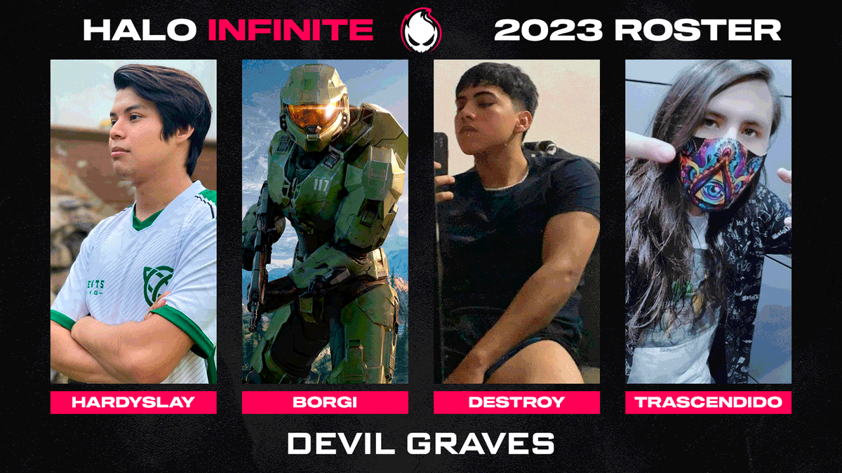 DevilGravesGG's tweet photo. TENEMOS UN NUEVO ROSTER PARA EL LAN DE @DeporteDigitalH Y @XZEALGAMING
π₯ VAMOS CON TODO SPARTANS π₯
- @Hardyslay
- @iBorgii
- @dcztroying
- @hytlcr
#BeenToHell - #DevilHalo https://t.co/j4sqsz8Brt