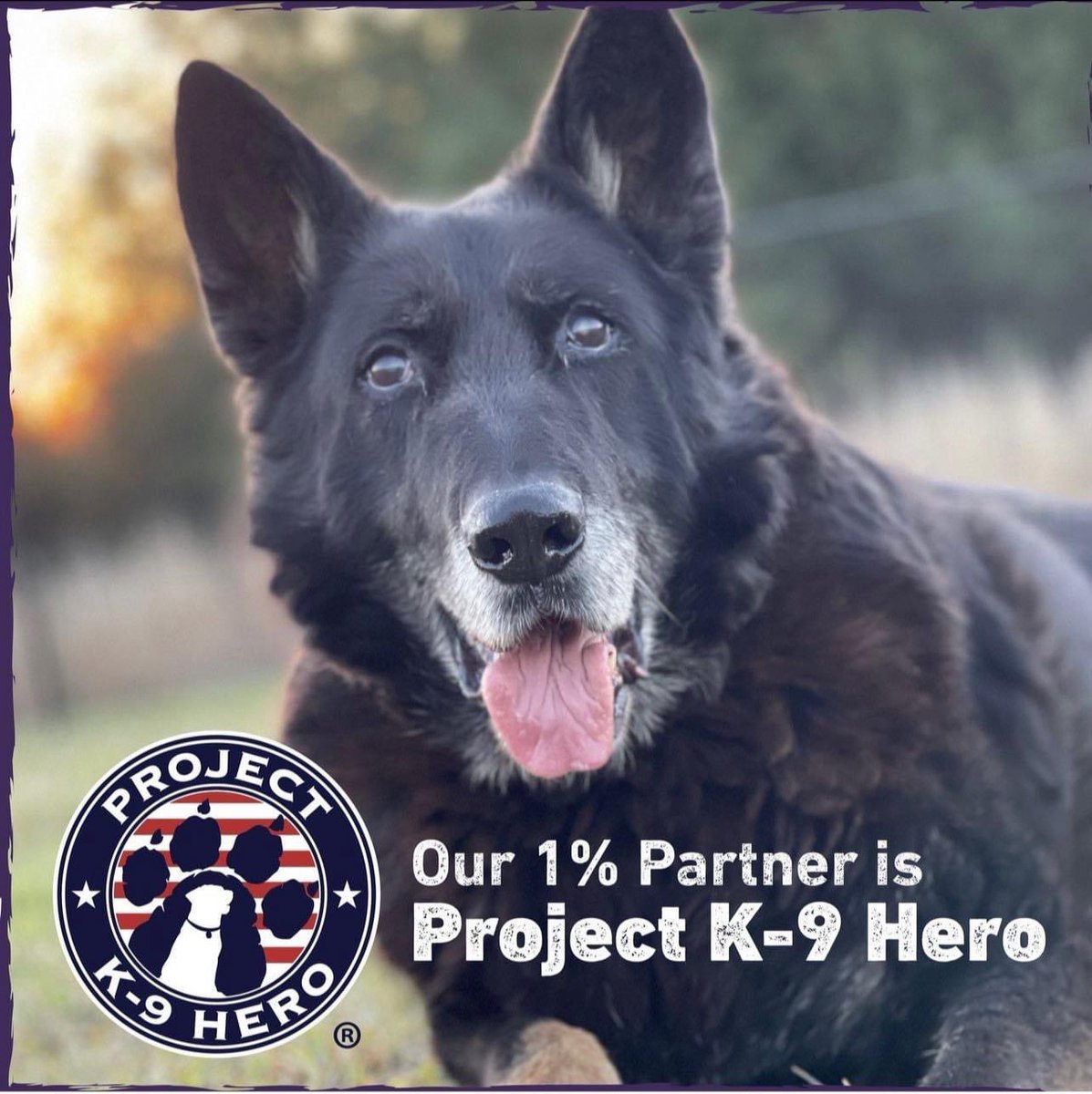 CHECK THIS OUT 🐾 From now until October 1st, your purchase on the Earth Animal website directly supports Project K-9 Hero! 

Go to: earthanimal.com and 1% of ALL purchases globally aid in our mission of “Protecting Those Who Protected Us!”
