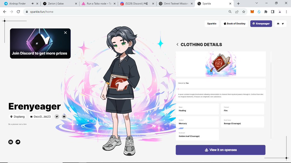 Availablechain's tweet photo. Wow, what an very interesting ! I want to reveal the magical power that my Book of Destiny has.📚✨ Can't wait to join in the fun! 🤩 @sparklefun2023 #BookofDestiny
let's see briefly what I imagined in this tread.
1/3 https://t.co/IbrDDYJs4U