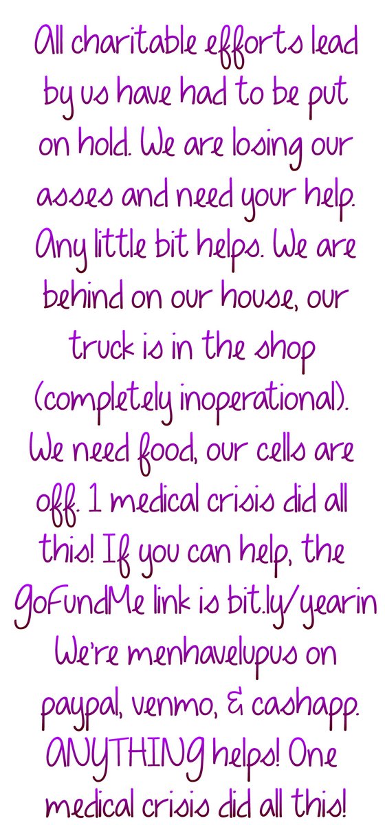 Sorry to be a bother to you @rosphlps but #DesperateTimes & all... As of 08/11/23, she files for us to lose the house without the payment. HELP!!!! Links: GFM is bit.ly/yearin, paypal.me/menhavelupus, venmo.com/menhavelupus & cash.app/$menhavelupus Even $5 helps!