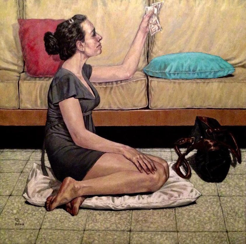 كنت بعمل مع الفنان التشكيلي وليد عبيد، فسألته إيه اللوحات اللي رسمتها لها حكاية غريبة؟..قالي: "مرة عملت إعلان موديل على صفحتي عشان أرسم موضوع معين، فتقدم بنات كتير، فاخترت أقربهم للملامح المصرية، فحكتلي إنها تسجنت 6 أشهر في قضية آداب"(1)