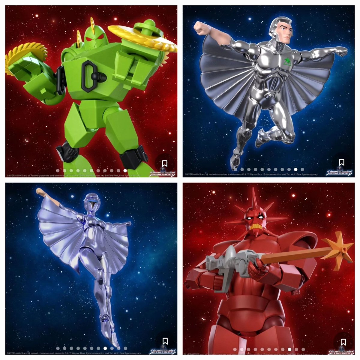 StateOverse's tweet photo. ICYMI
💥ALERT💥
#Statoversians!
😱
Super7's SICK NEW SilverHawks ULTIMATES! Wave 4 (Steelheart, Quicksilver, Mon*Star & Buzz-Saw #actionfigures with Exclusive bonus head pack are NOW up for preorder via their online venue ($280.00)!
#Super7 #Silverhawks #toynews #ad
#toyunion #toycollector #actionfigure #toys #toycollectors #collectibles #actionfigures
#toy #news
TSO'VIN!!
Super7 Bonus Head Pack
https://t.co/4BlttZ59Rn
Individual
Quicksilver ($65.00)
https://t.co/IwUnIbcZTu
Steelheart ($65.00)
https://t.co/dnuzFWXQRX
Buzz-Saw ($65.00)
https://t.co/IvNLb09aVZ
Mon*Star ($85.00)
https://t.co/FWLhMOyexn