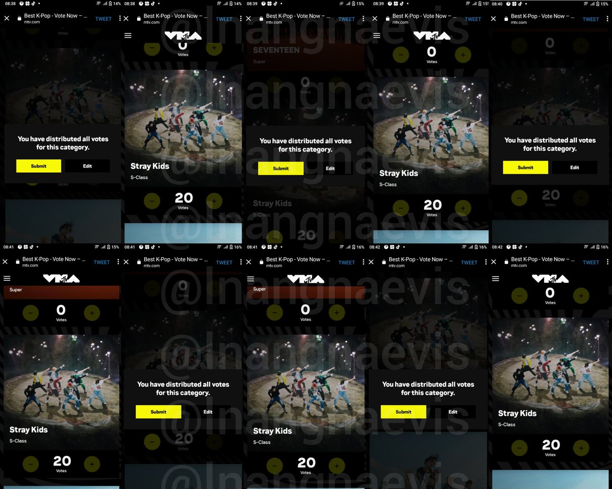 dy | wts selling k-pop votes vma tweet media