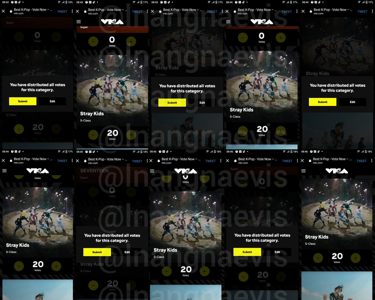 dy | wts selling k-pop votes vma tweet media
