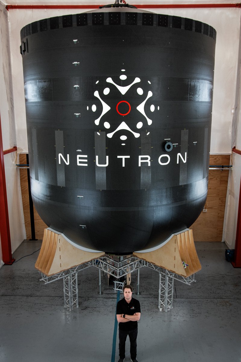 RocketLab's tweet photo. We solved small launch with Electron. Now Neutron is taking shape to solve medium lift. #OpeningAccessToSpace https://t.co/Pw9fn7v59j