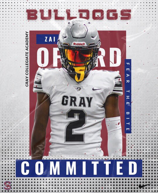 COMMITTED!! 💙❤️ <a href="/CoachNGodd/">NaShan Goddard</a>  <a href="/CoachMagouirk/">Kevin Magouirk</a>  <a href="/Bpough/">Oliver Pough</a> <a href="/SCState_Fb/">South Carolina State Football</a> @WillieOfford <a href="/coachholmes54/">Adam Holmes</a>