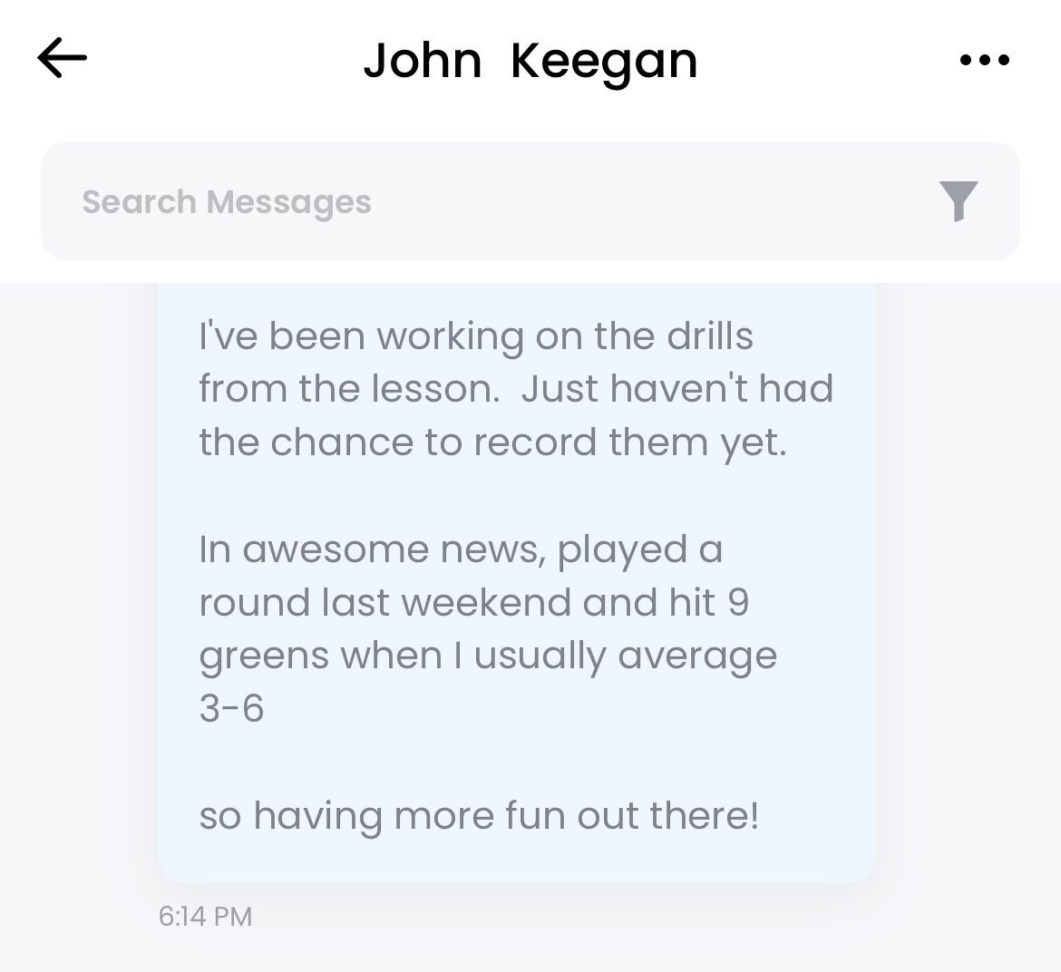 Nickolgolf's tweet photo. Love to hear it!!! #waymorefun hitting greens in regulation @skillestapp #golf #golfer #golfcoach https://t.co/3aGwDuV8Ur