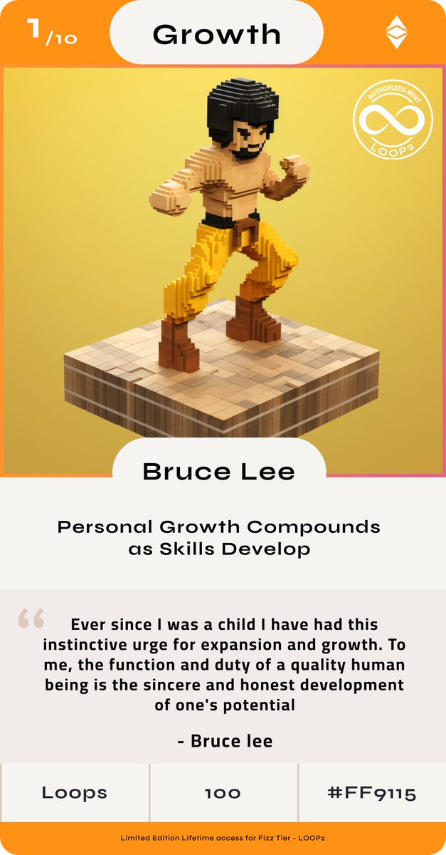 LOOP2XYZ's tweet image. Bruce Lee is so on point here!  

Sometimes growth is painful, and sometimes it just flows...  

&apos;Loopers&apos; are all about cultivating that flow! 

Zoom out to the big picture, then zoom back in to what really matters! 
Channel your GROWTH! 
#LOOP2